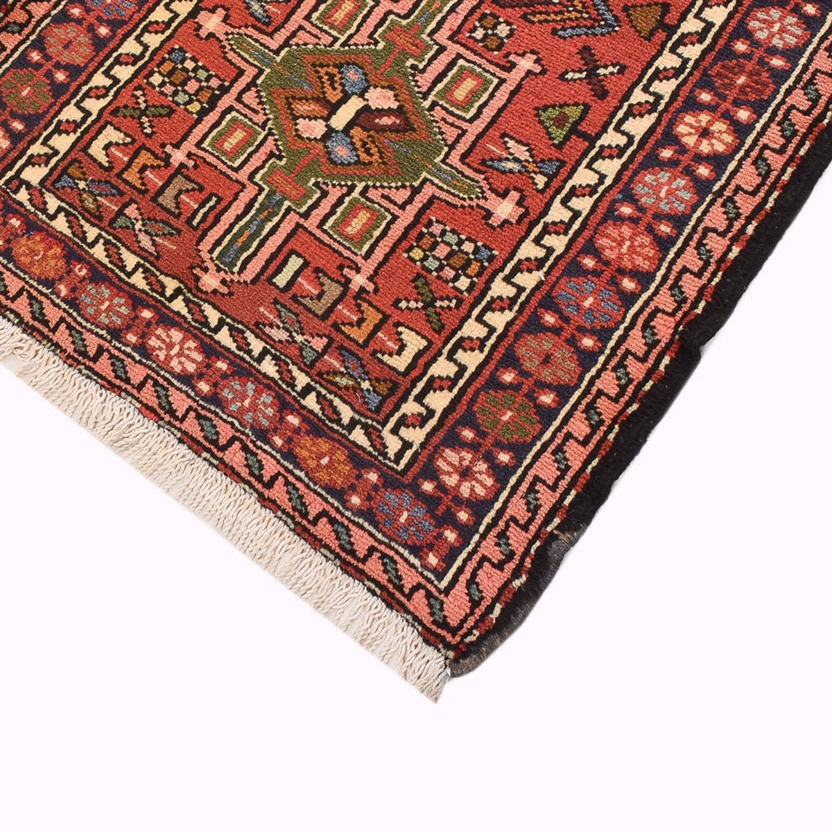 Tapis de couloir Tapis persan - Nomadic - 295 x 70 cm - rouge clair