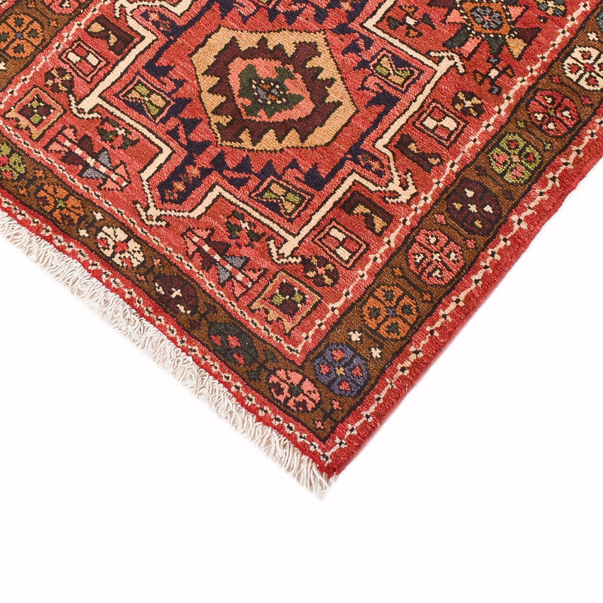 Tapis de couloir Tapis persan - Nomadic - 302 x 69 cm - rouille