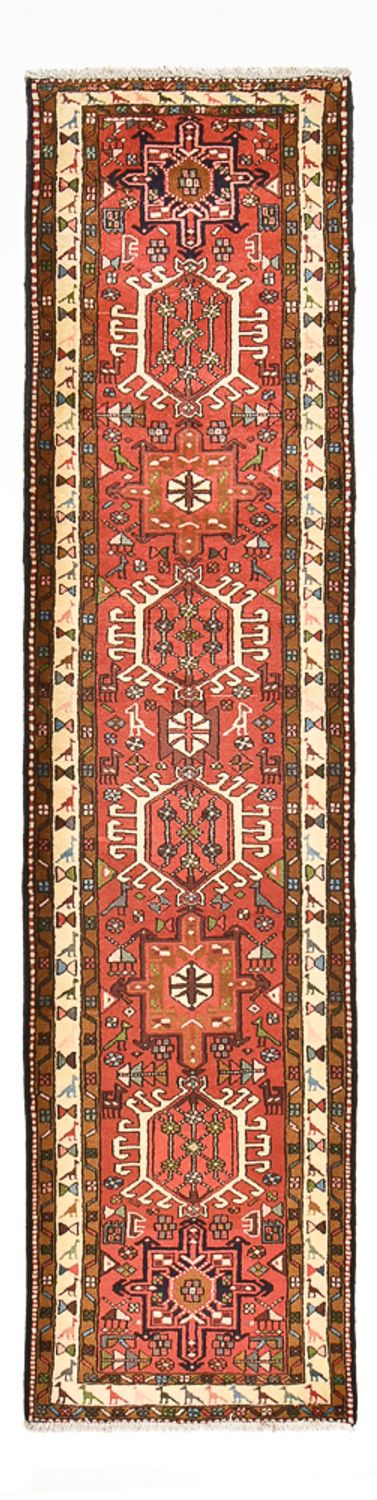 Tapis de couloir Tapis persan - Nomadic - 310 x 77 cm - rouge
