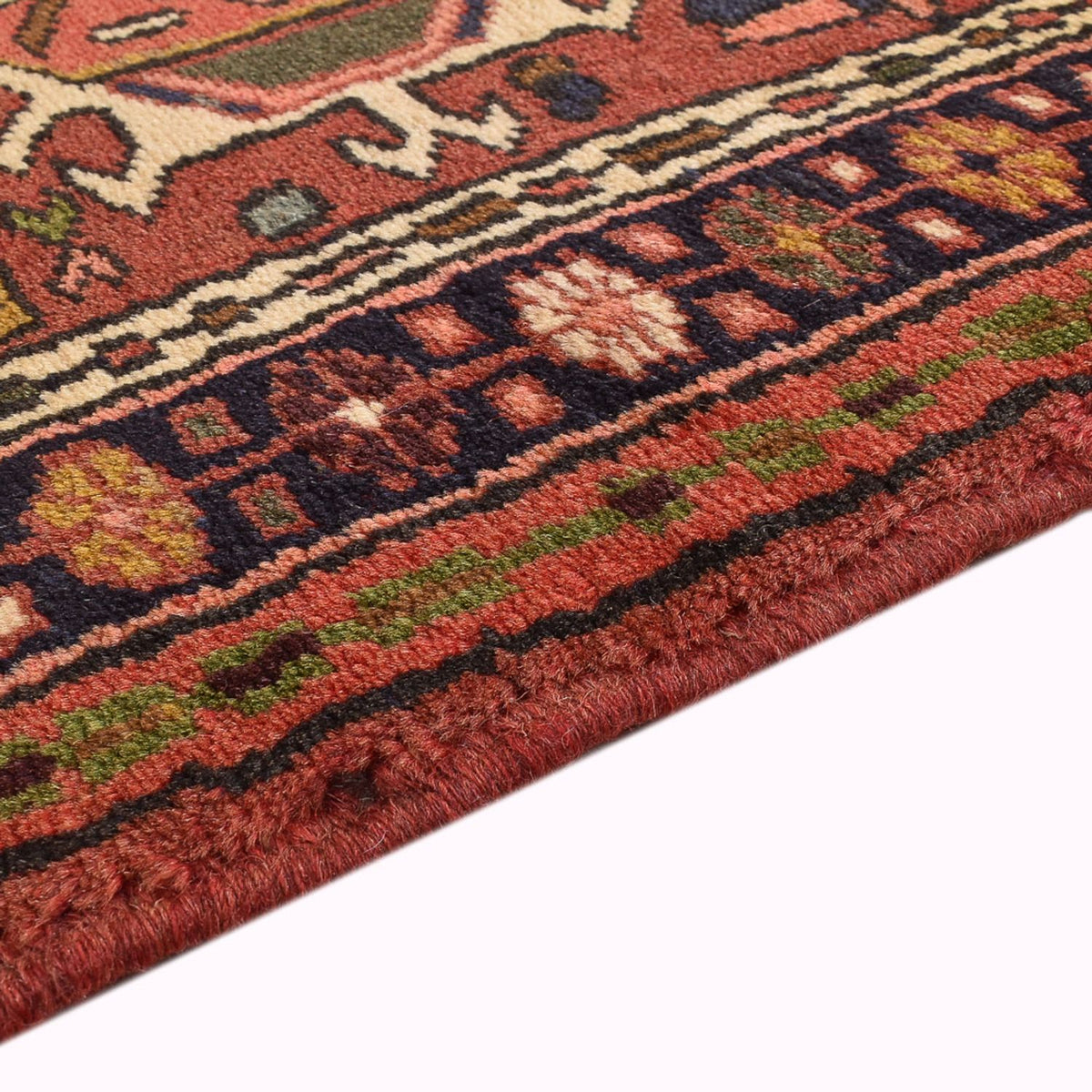 Tapis de couloir Tapis persan - Nomadic - 277 x 70 cm - rouge clair