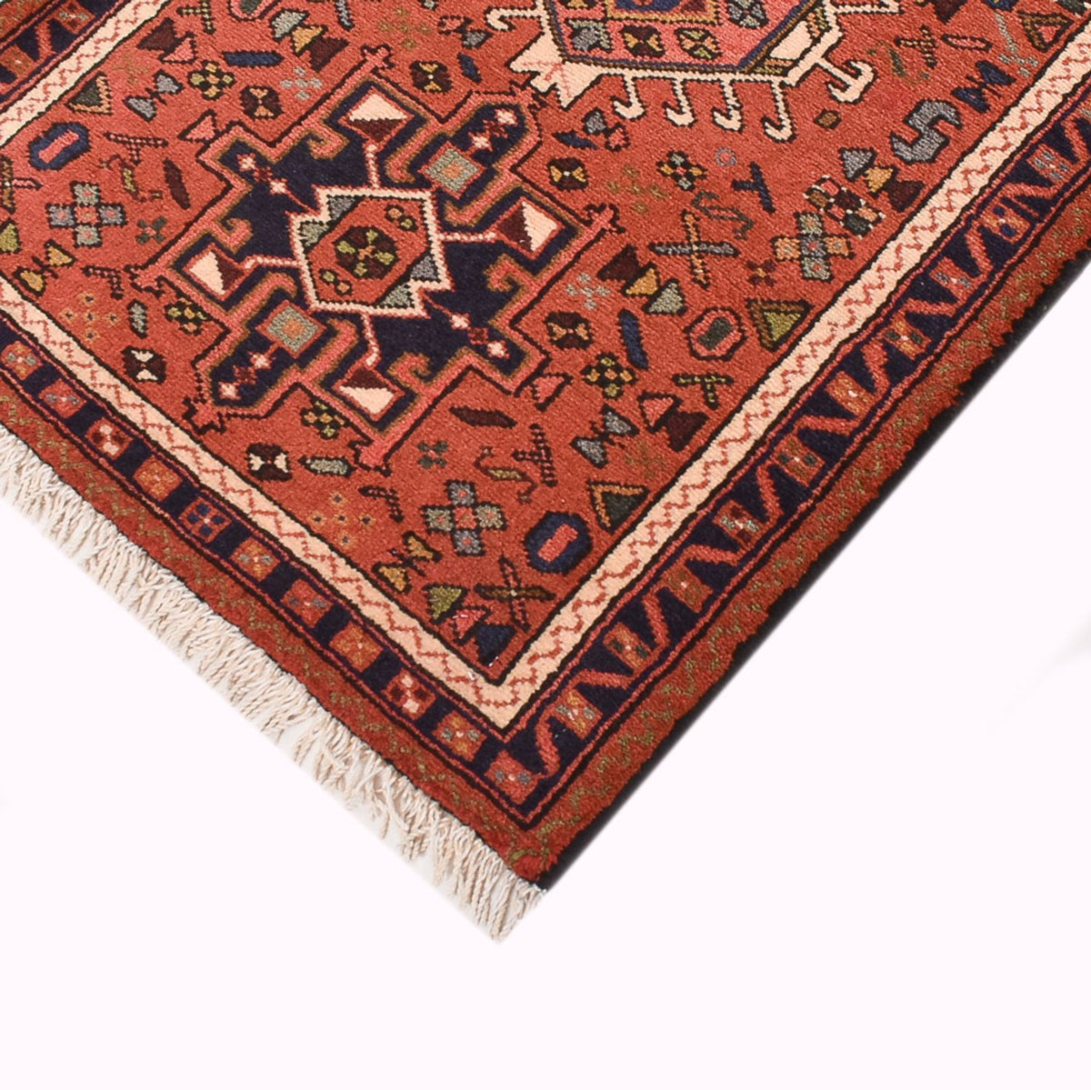 Tapis de couloir Tapis persan - Nomadic - 302 x 75 cm - rouge clair