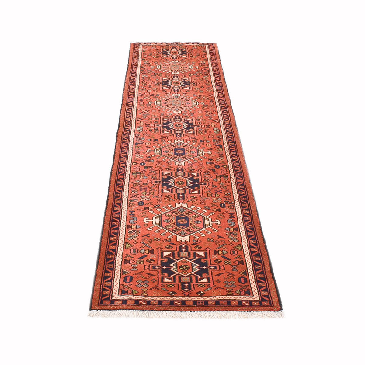 Tapis de couloir Tapis persan - Nomadic - 302 x 75 cm - rouge clair