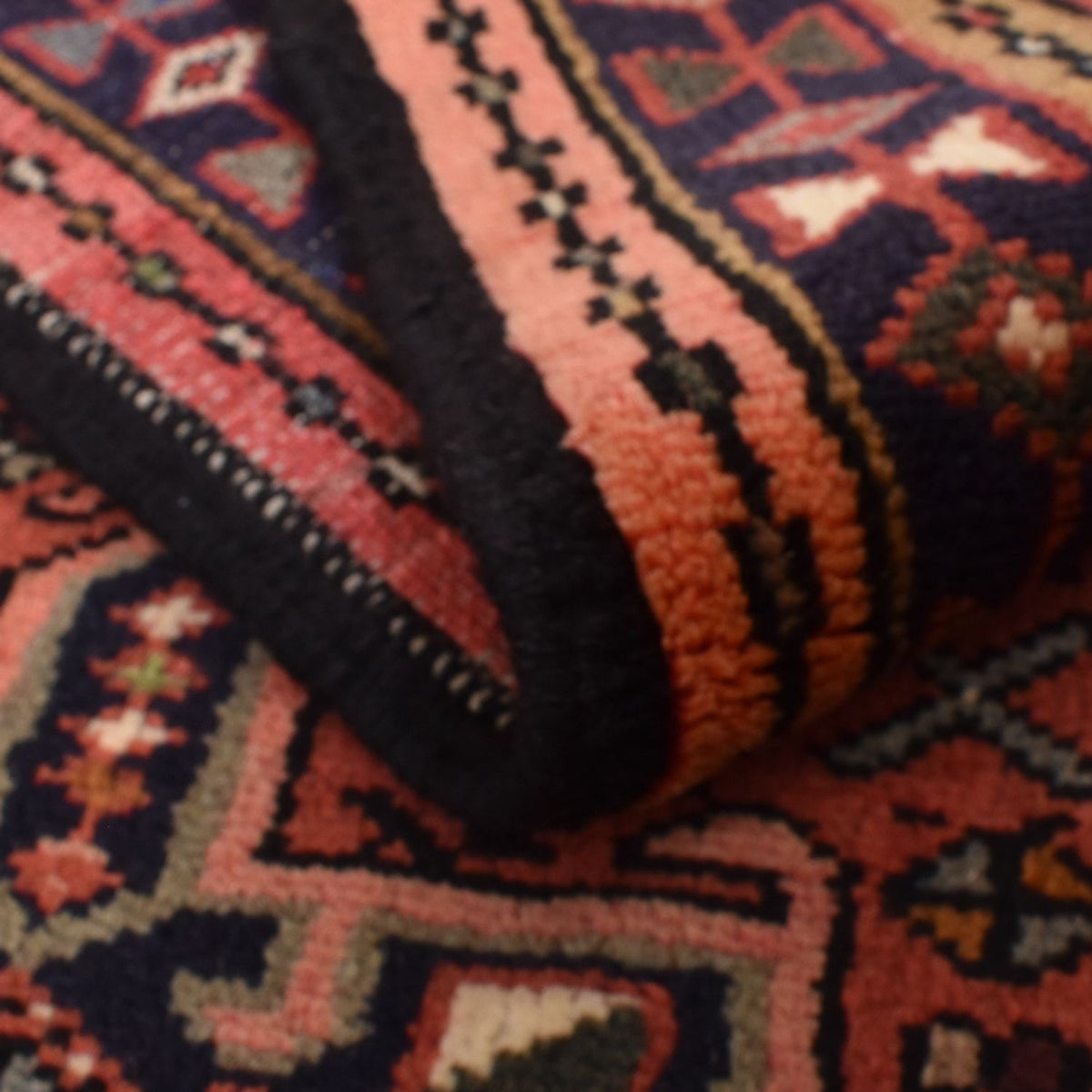 Tapis de couloir Tapis persan - Nomadic - 287 x 75 cm - rouge clair