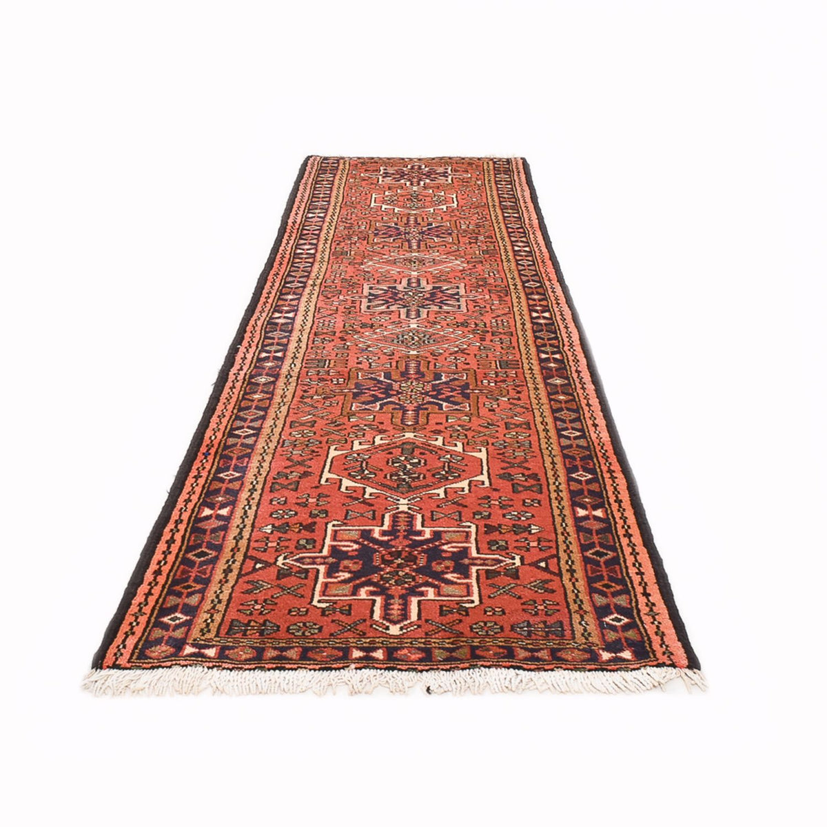 Tapis de couloir Tapis persan - Nomadic - 287 x 75 cm - rouge clair