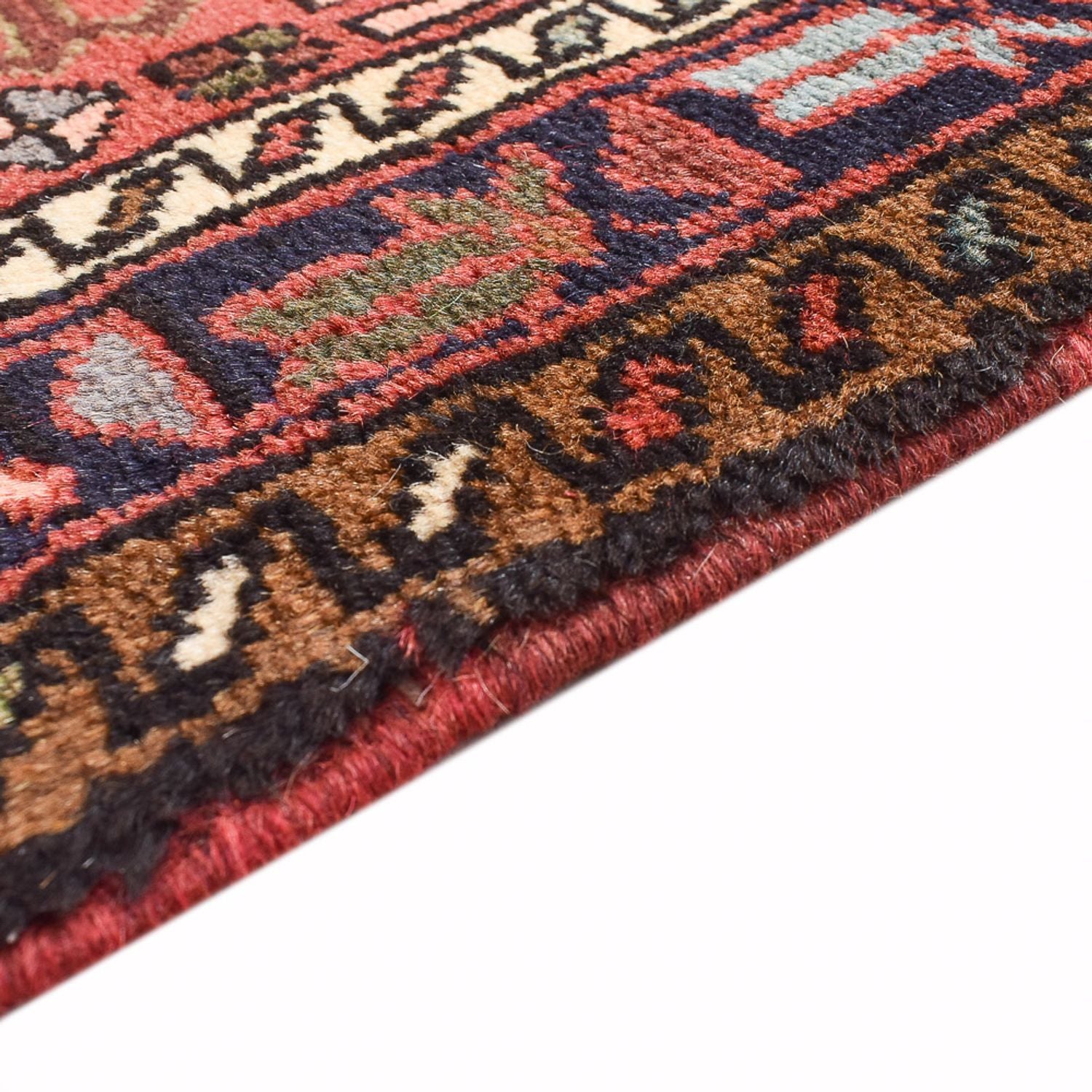 Tapis de couloir Tapis persan - Nomadic - 290 x 73 cm - rouge clair