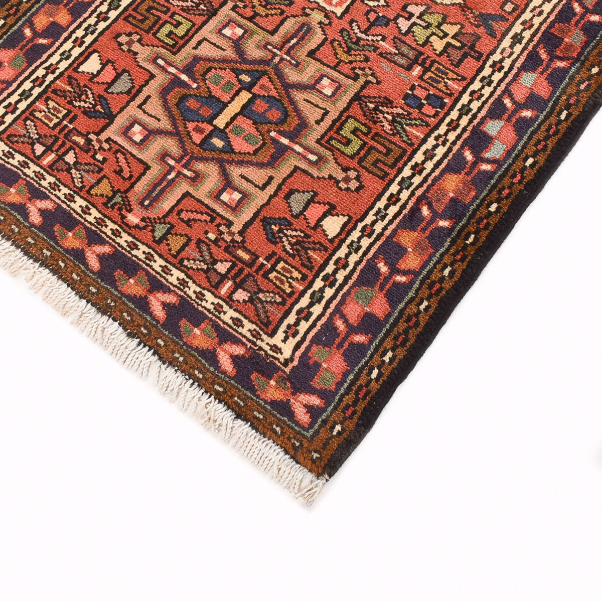 Tapis de couloir Tapis persan - Nomadic - 278 x 71 cm - rouge clair