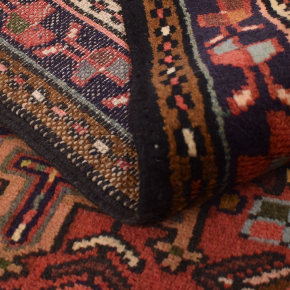 Tapis de couloir Tapis persan - Nomadic - 278 x 71 cm - rouge clair