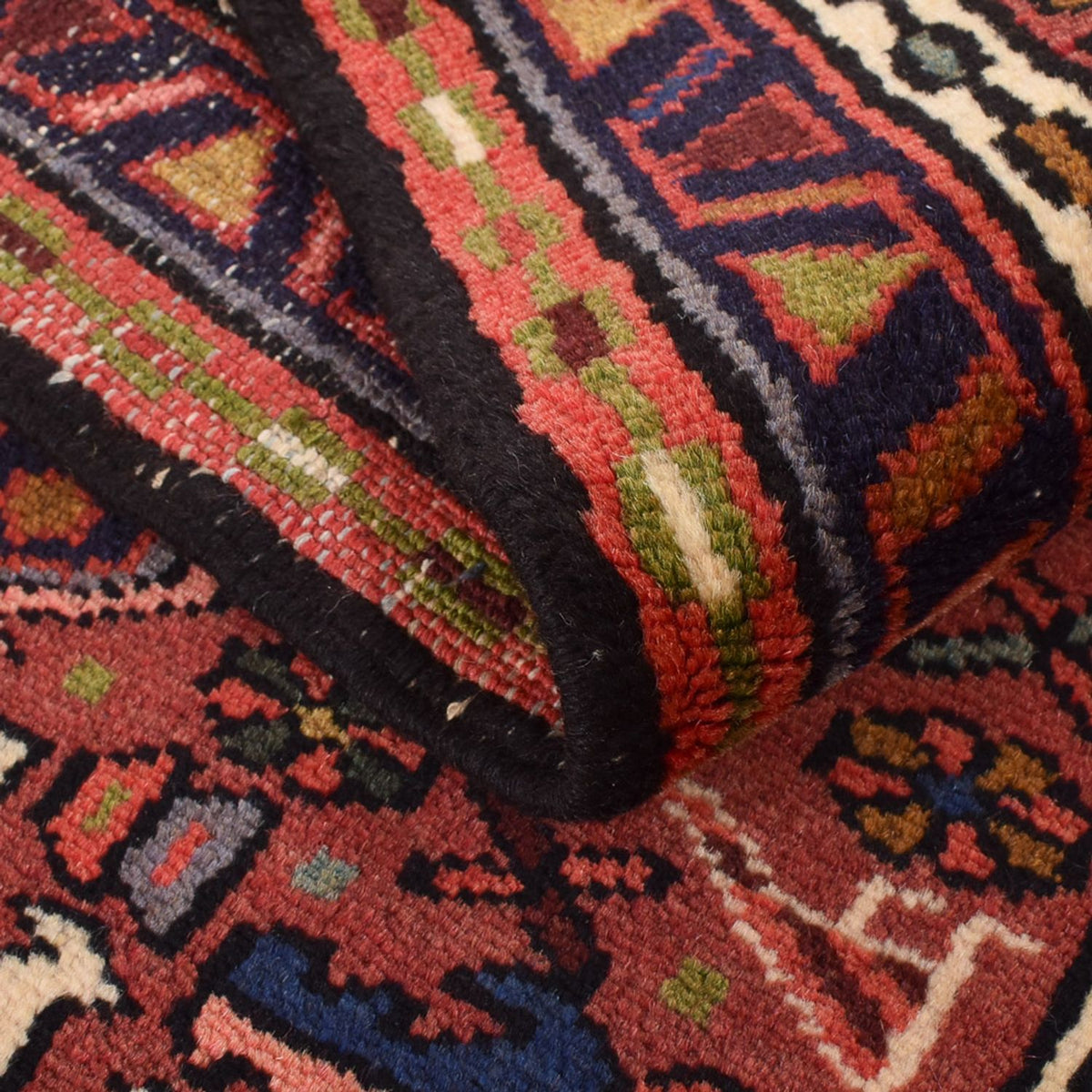 Tapis de couloir Tapis persan - Nomadic - 290 x 68 cm - rouge clair