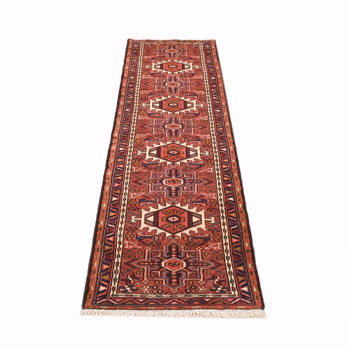Tapis de couloir Tapis persan - Nomadic - 290 x 68 cm - rouge clair