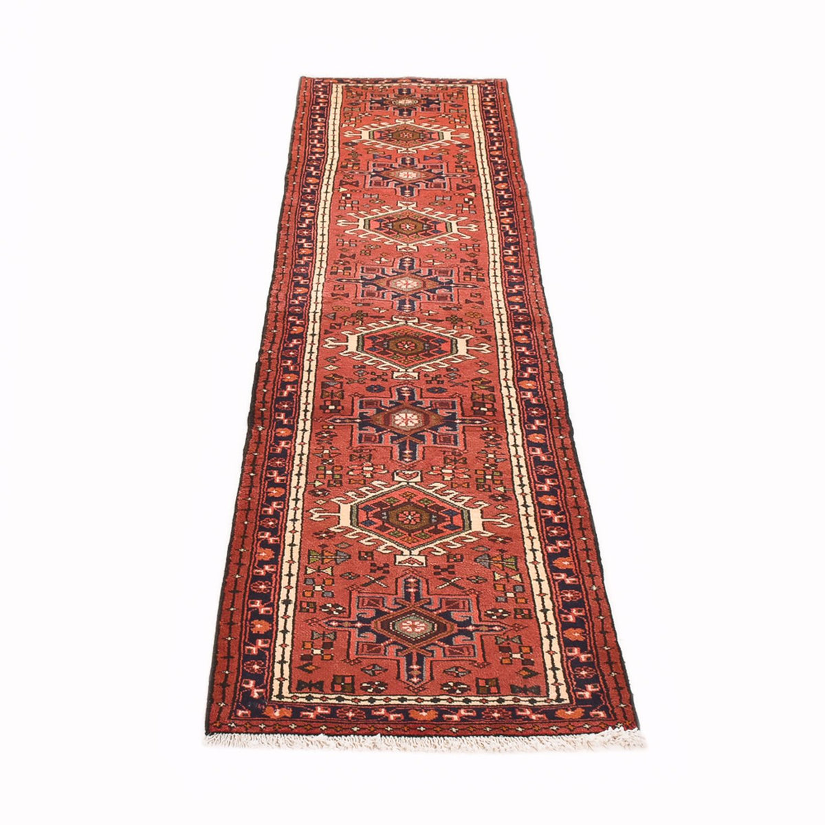 Tapis de couloir Tapis persan - Nomadic - 297 x 70 cm - rouge clair