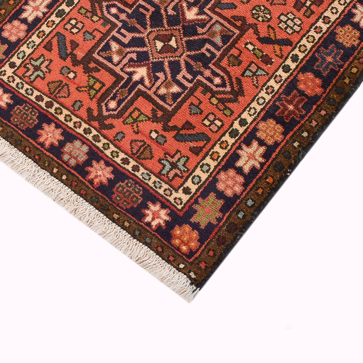 Tapis de couloir Tapis persan - Nomadic - 290 x 65 cm - rouge clair