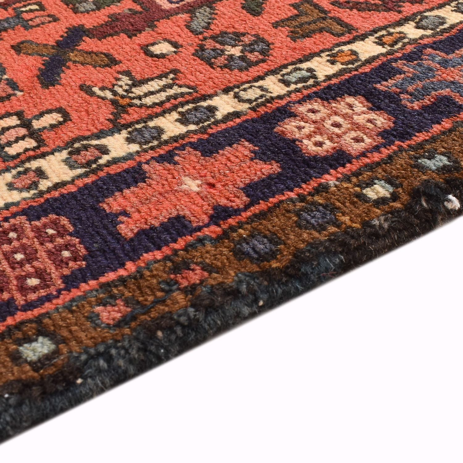 Tapis de couloir Tapis persan - Nomadic - 290 x 65 cm - rouge clair