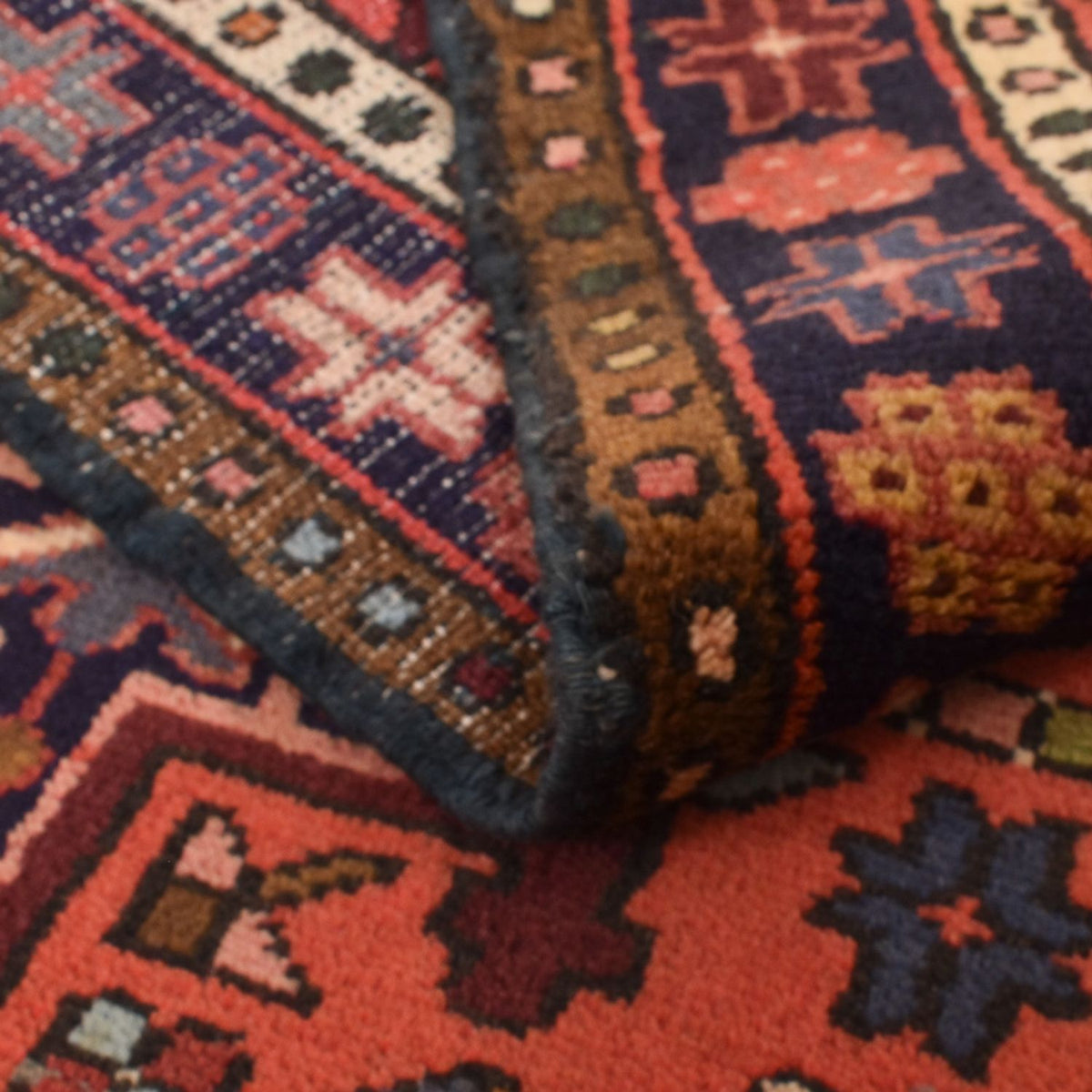 Tapis de couloir Tapis persan - Nomadic - 290 x 65 cm - rouge clair