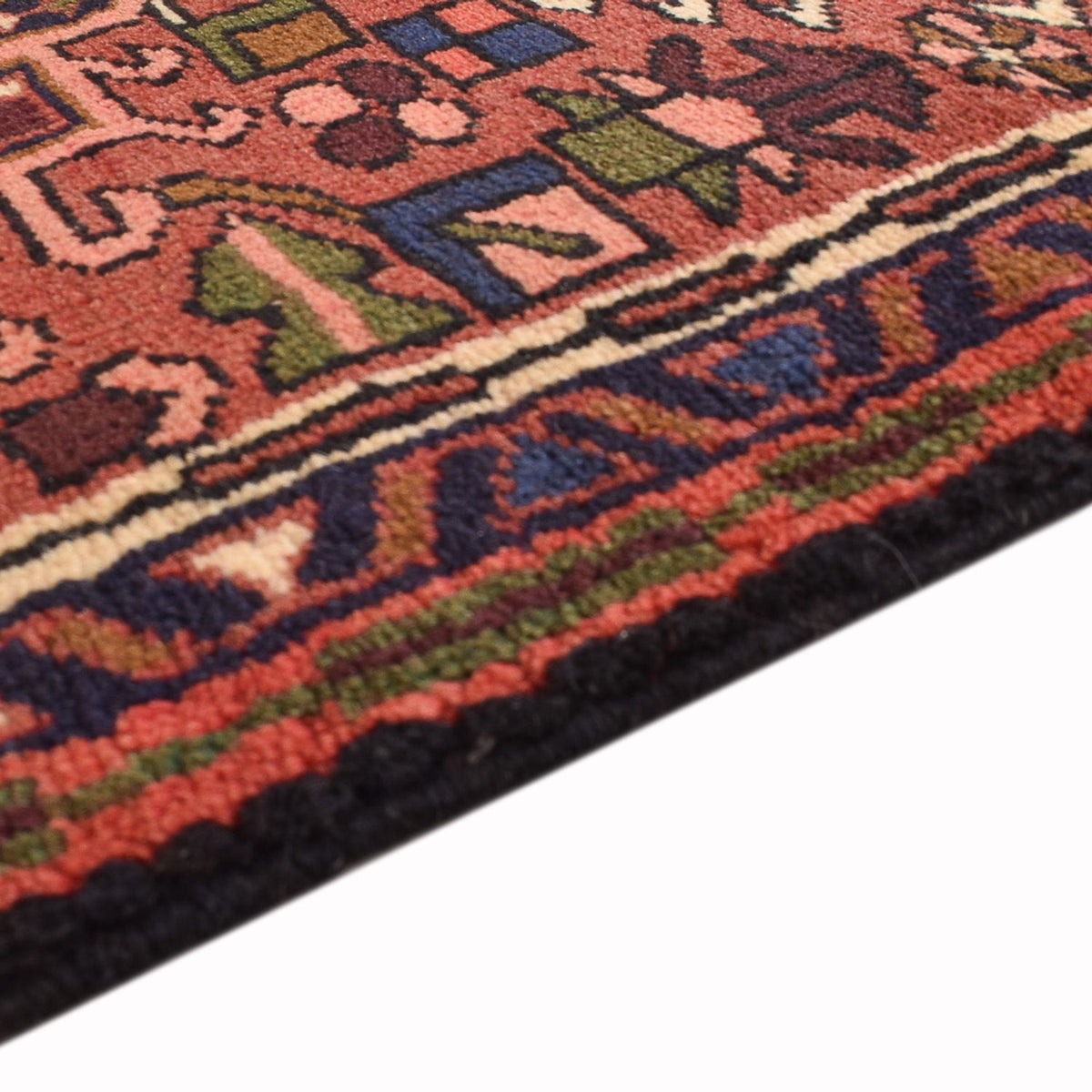 Tapis de couloir Tapis persan - Nomadic - 305 x 68 cm - rouge clair