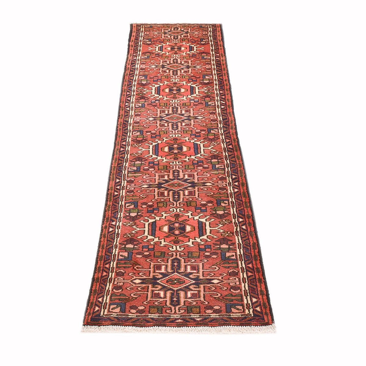 Tapis de couloir Tapis persan - Nomadic - 305 x 68 cm - rouge clair