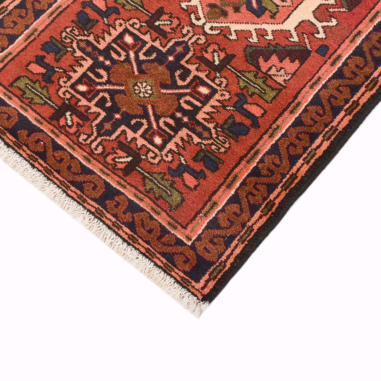 Tapis de couloir Tapis persan - Nomadic - 286 x 68 cm - rouge clair