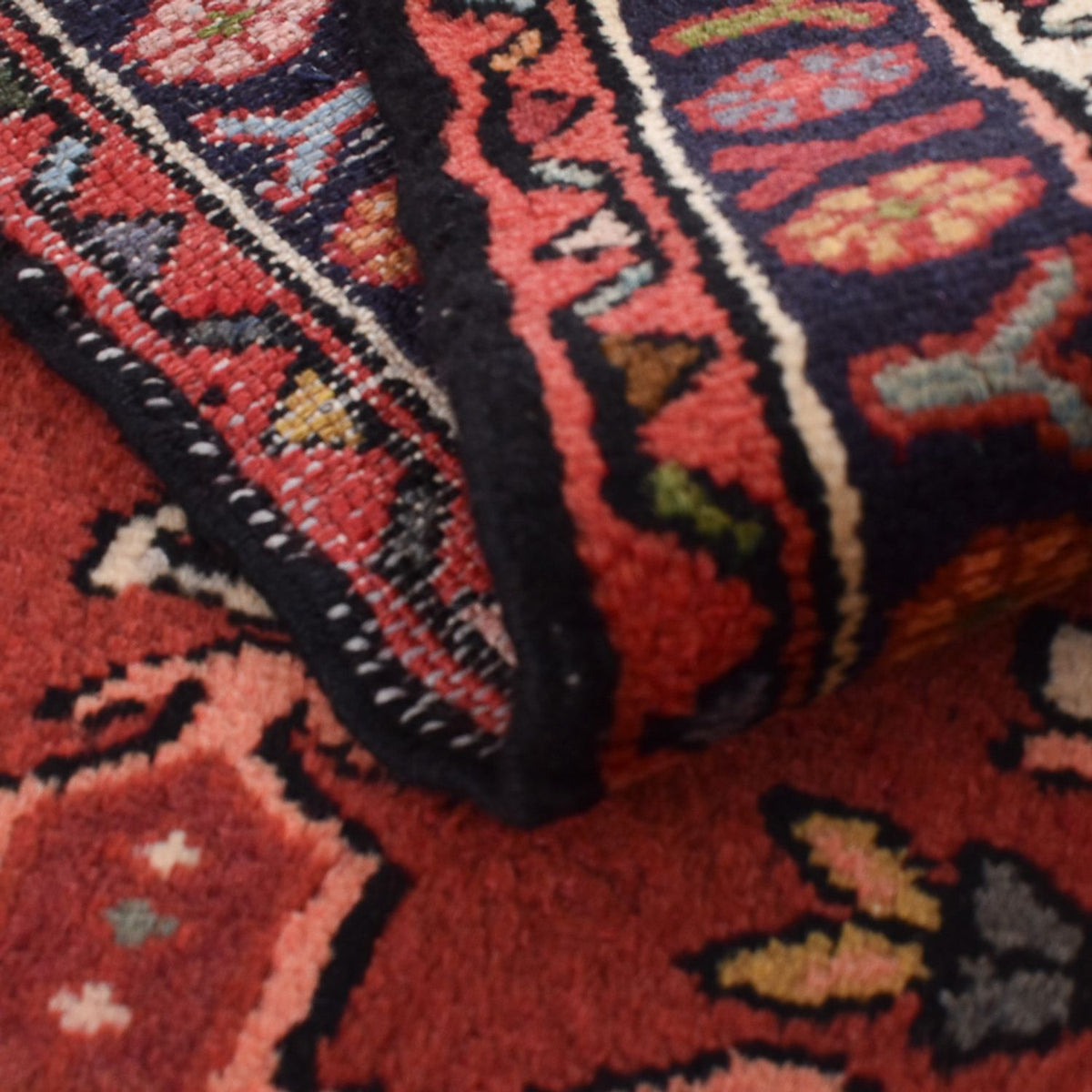 Tapis de couloir Tapis persan - Nomadic - 290 x 77 cm - rouge clair