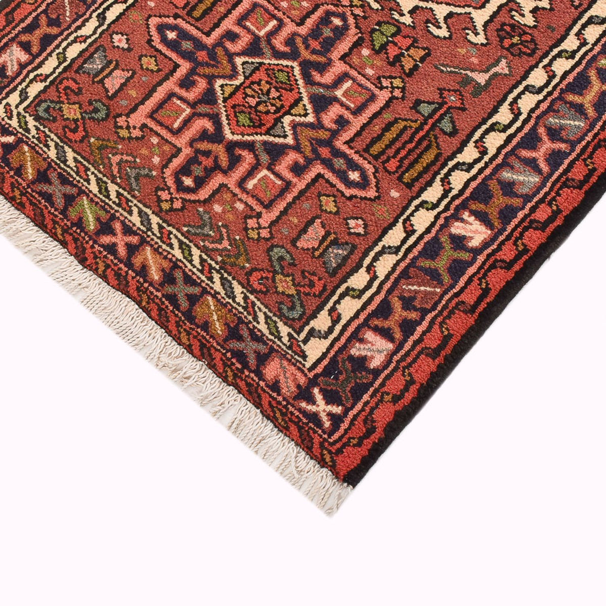 Tapis de couloir Tapis persan - Nomadic - 278 x 67 cm - rouge clair