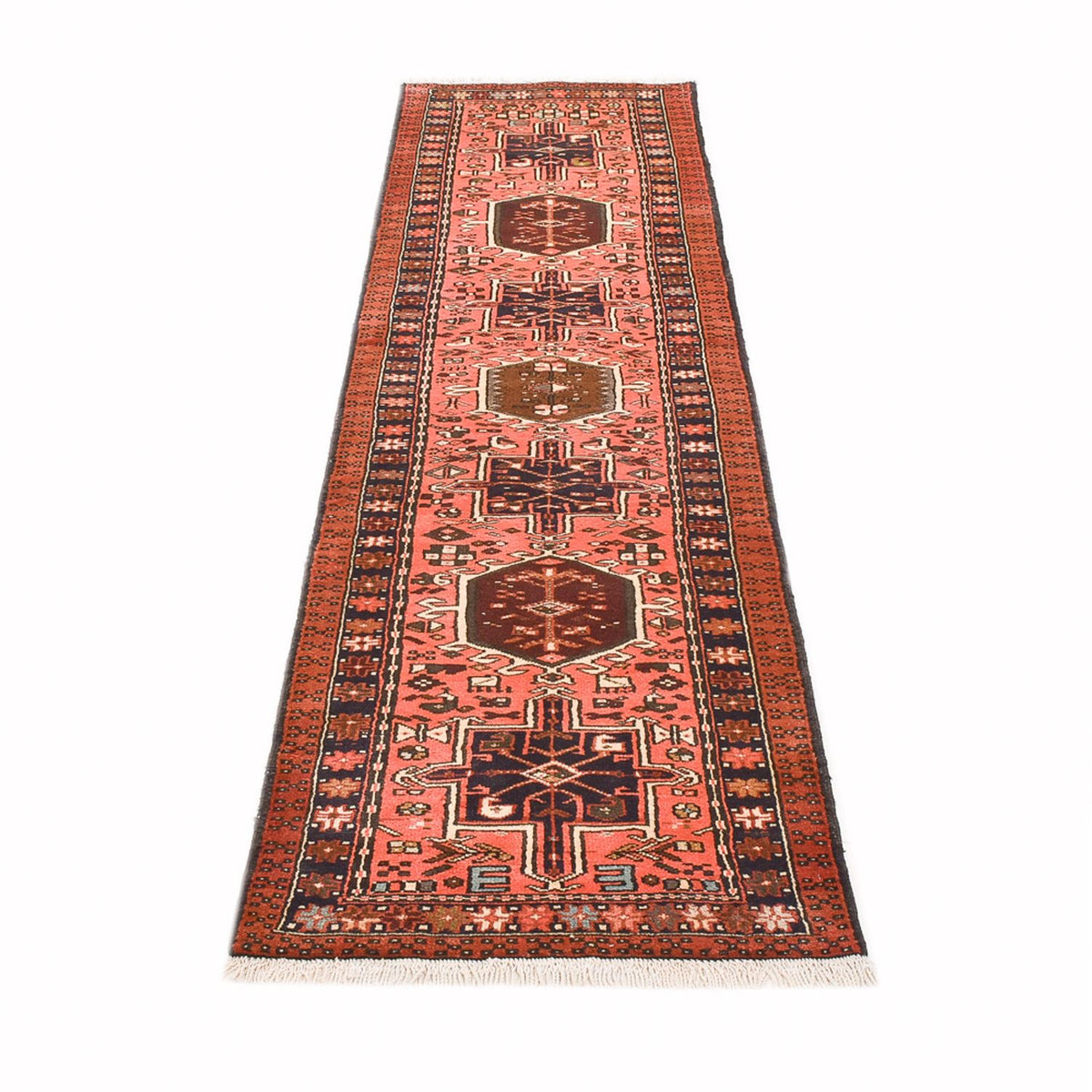 Tapis de couloir Tapis persan - Nomadic - 281 x 70 cm - rouge clair