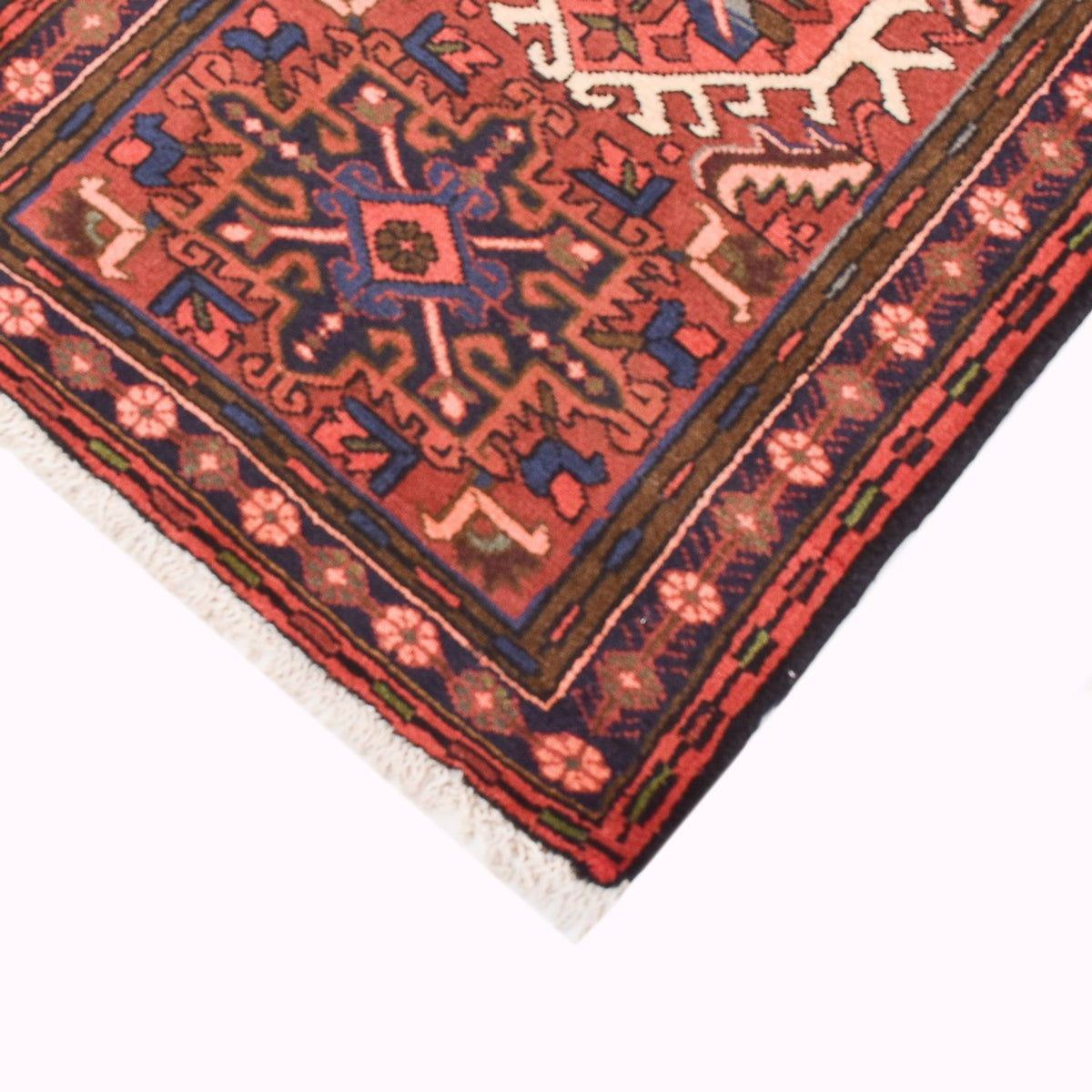 Tapis de couloir Tapis persan - Nomadic - 294 x 72 cm - rouge clair