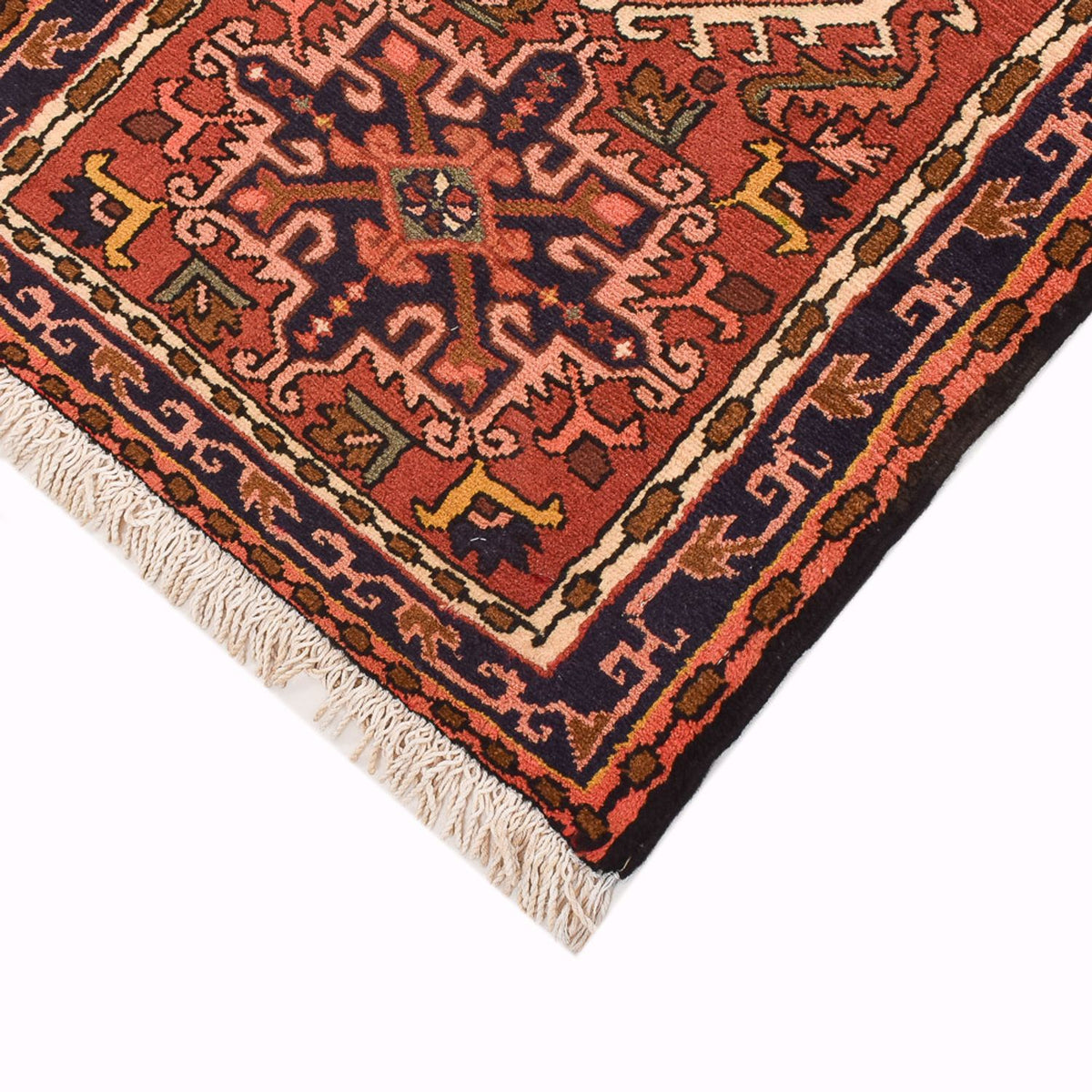 Tapis de couloir Tapis persan - Nomadic - 282 x 73 cm - rouge clair