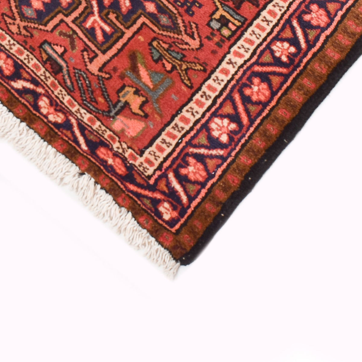 Tapis de couloir Tapis persan - Nomadic - 288 x 72 cm - rouge clair