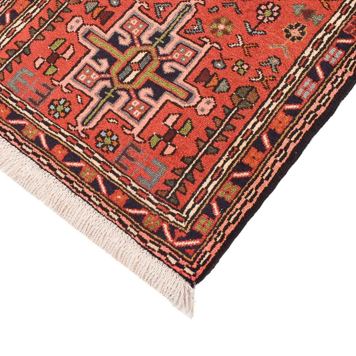 Tapis de couloir Tapis persan - Nomadic - 290 x 68 cm - rouge clair