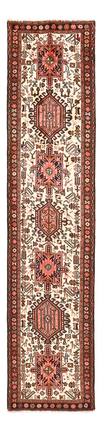Tapis de couloir Tapis persan - Nomadic - 298 x 73 cm - crème