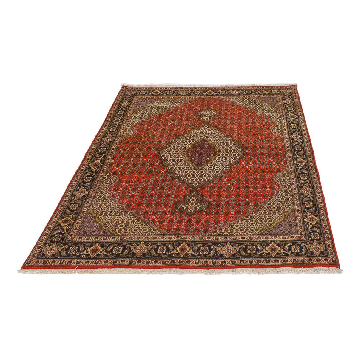 Tapis persan - Tabriz - Royal - 200 x 154 cm - rouge