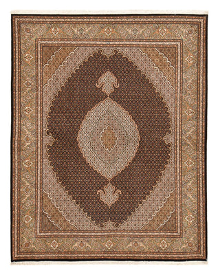 Tapis persan - Tabriz - Royal - 250 x 202 cm - marron foncé