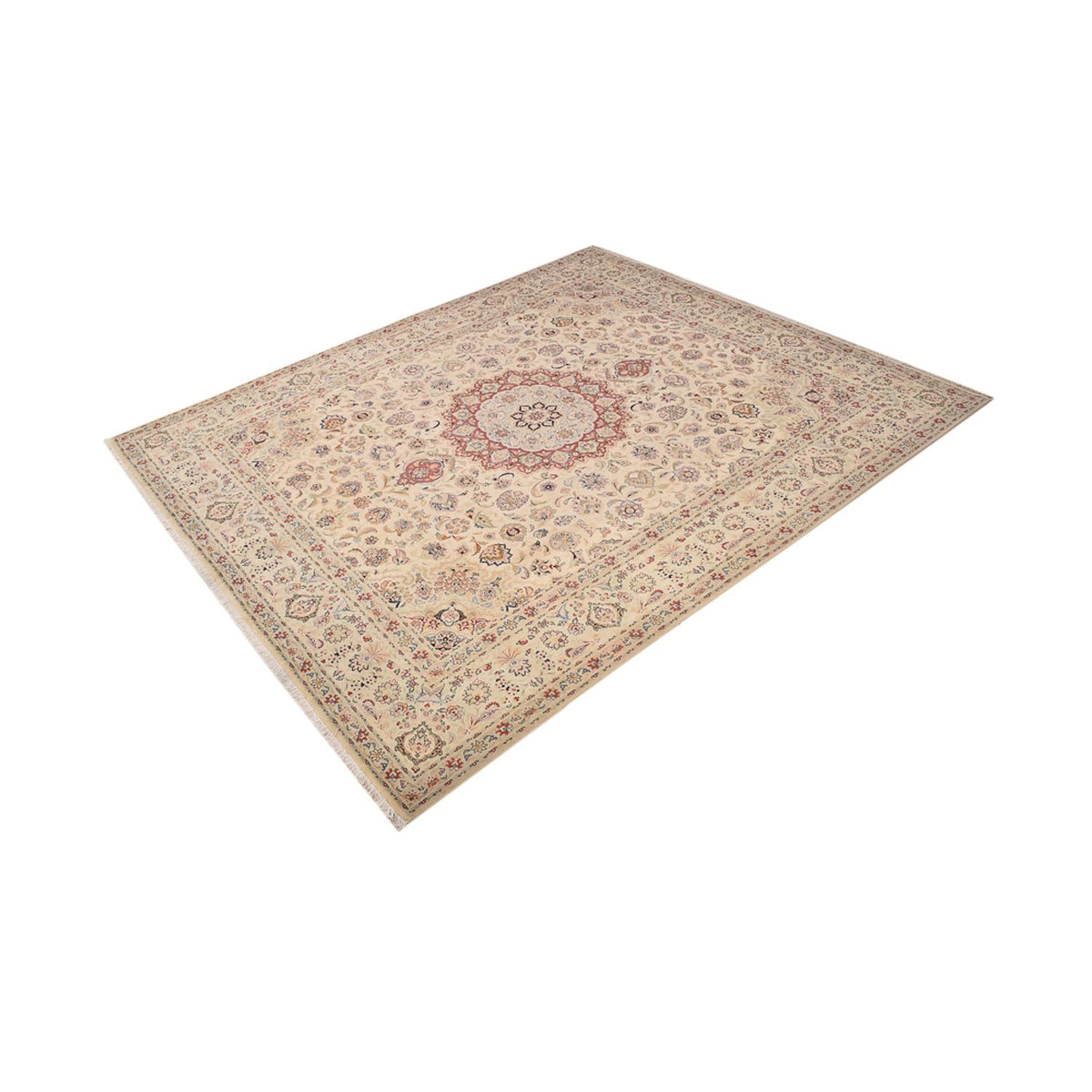 Tapis persan - Tabriz - Royal - 349 x 298 cm - beige