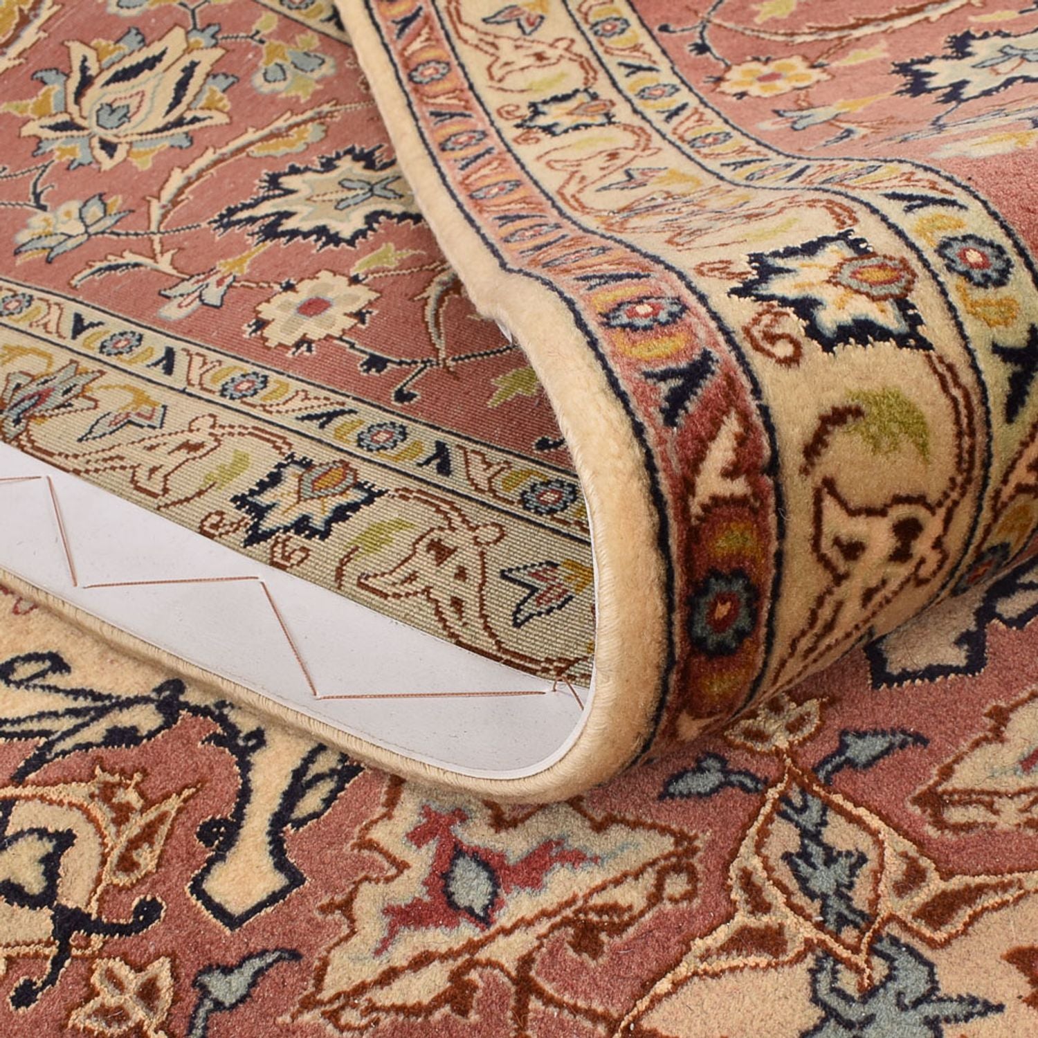Tapis persan - Tabriz - Royal - 358 x 250 cm - beige clair