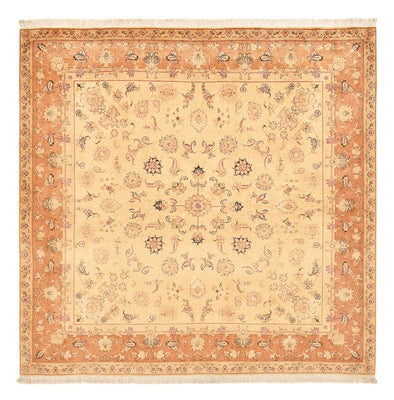 Tapis persan - Tabriz - Royal carré  - 207 x 202 cm - beige clair