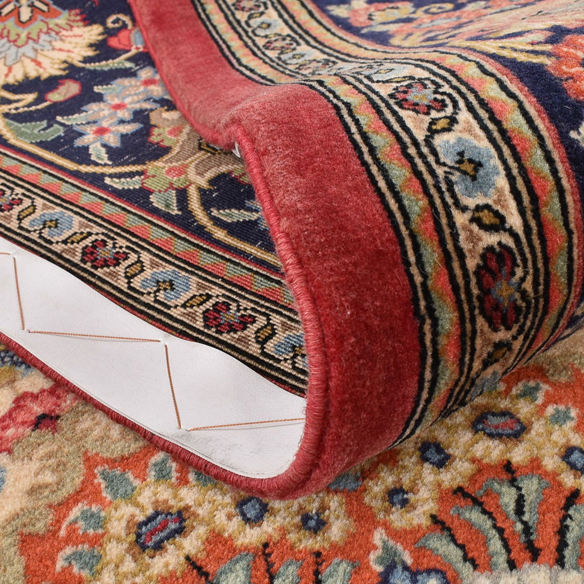 Tapis persan - Ghom - 308 x 200 cm - rouge