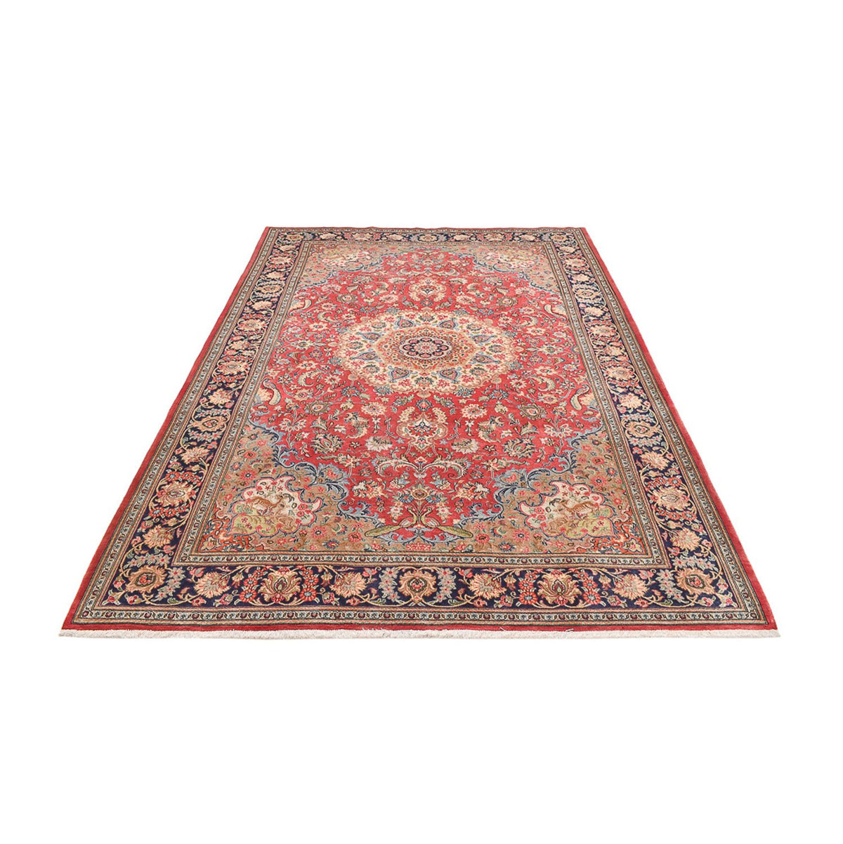 Tapis persan - Ghom - 308 x 200 cm - rouge