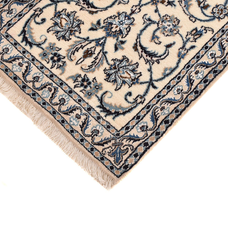 Tapis de couloir Tapis persan - Nain - Royal - 195 x 59 cm - crème