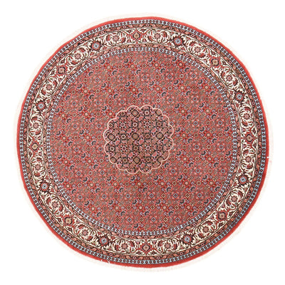 Tapis persan - Bidjar ronde  - 150 x 150 cm - rouille