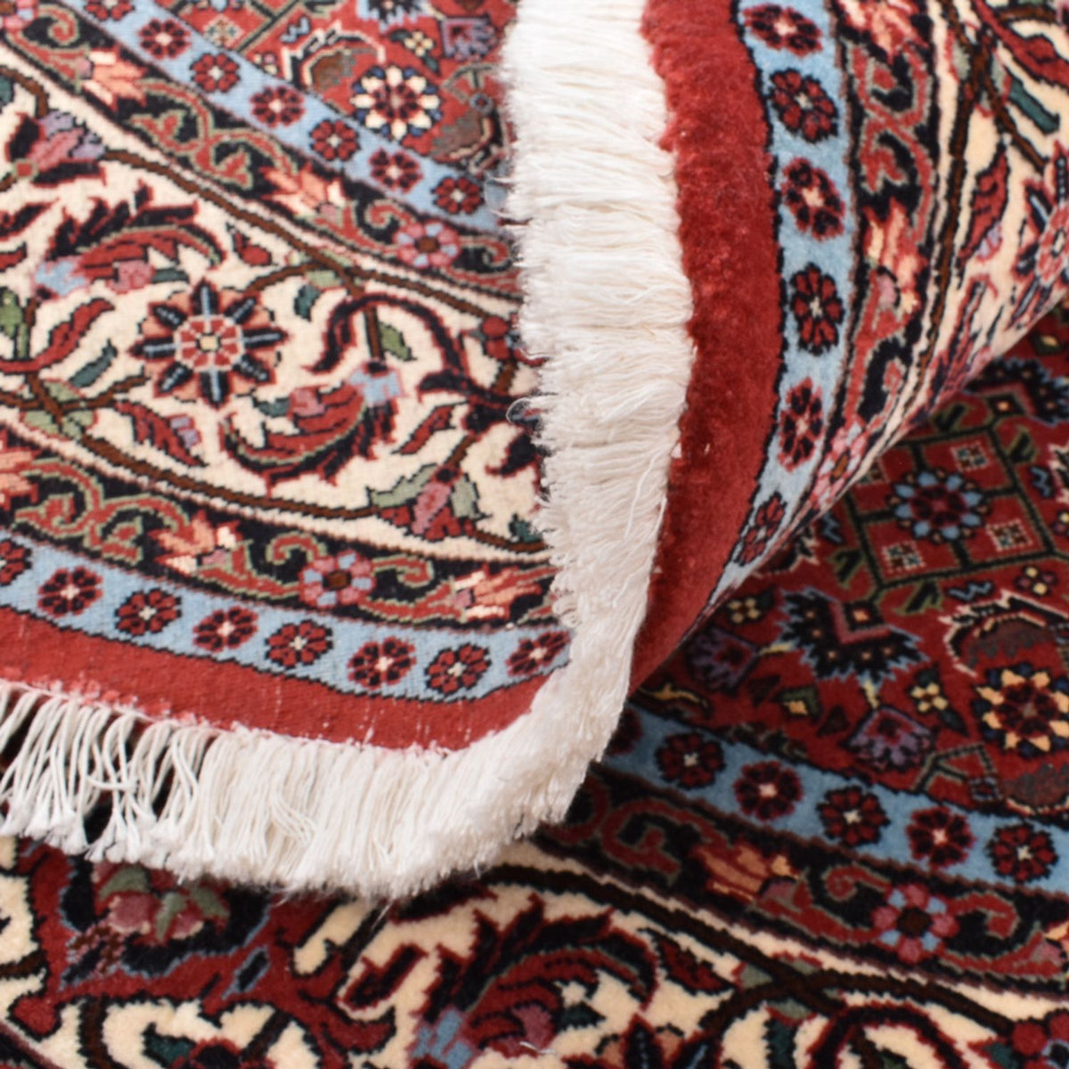 Tapis persan - Bidjar ronde  - 150 x 150 cm - rouille