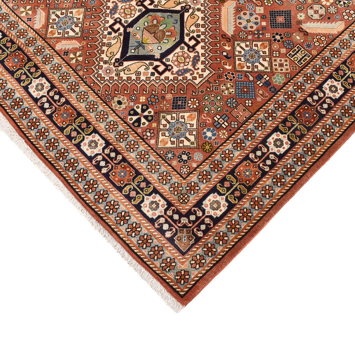 Tapis Gabbeh - Persan Kashkuli - 290 x 176 cm - beige foncé