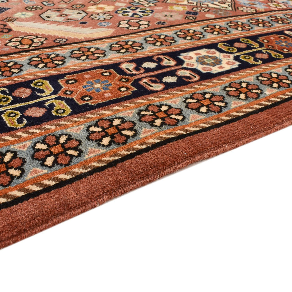 Tapis Gabbeh - Persan Kashkuli - 290 x 176 cm - beige foncé