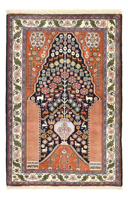 Tapis Gabbeh - Persan Kashkuli - 118 x 81 cm - multicolore