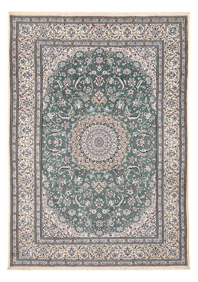 Tapis persan - Nain - Royal - 353 x 242 cm - vert clair