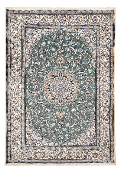 Tapis de Nain - 9La Tapis 242x353cm - Tapis persan - vert clair