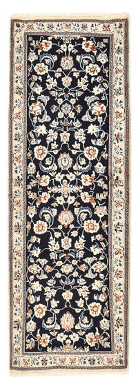 Tapis de couloir Tapis persan - Nain - Royal - 180 x 68 cm - bleu foncé
