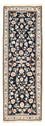Tapis de couloir Tapis persan - Nain - Royal - 180 x 68 cm - bleu foncé