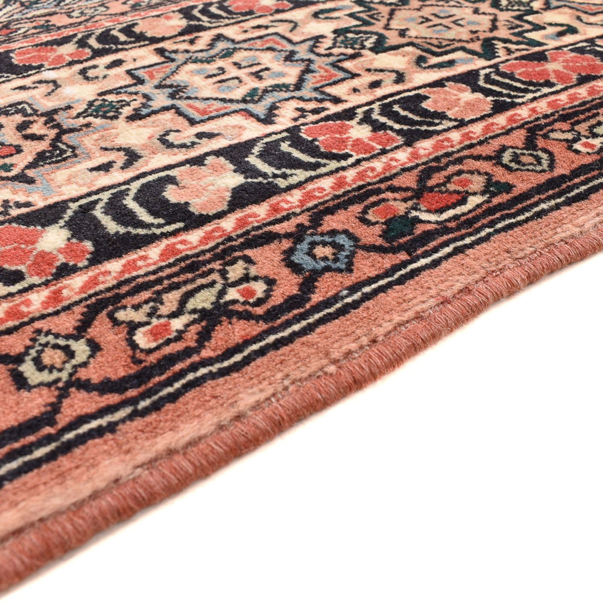 Tapis Gabbeh - Persan Kashkuli carré  - 195 x 195 cm - beige foncé