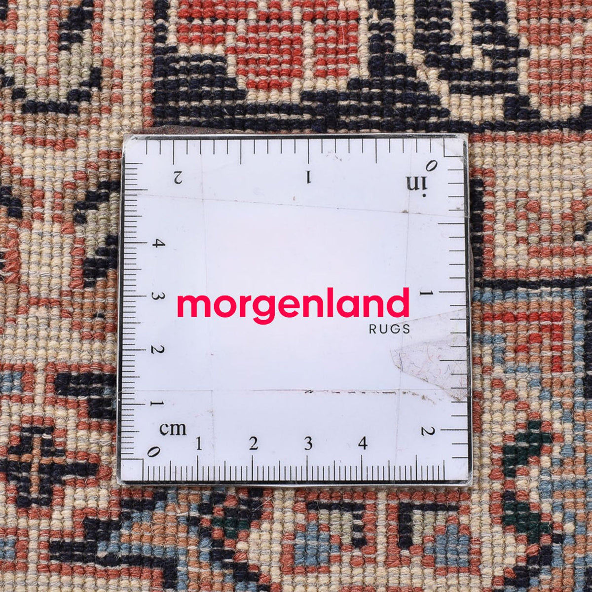 Tapis Gabbeh - Persan Kashkuli carré  - 195 x 195 cm - beige foncé