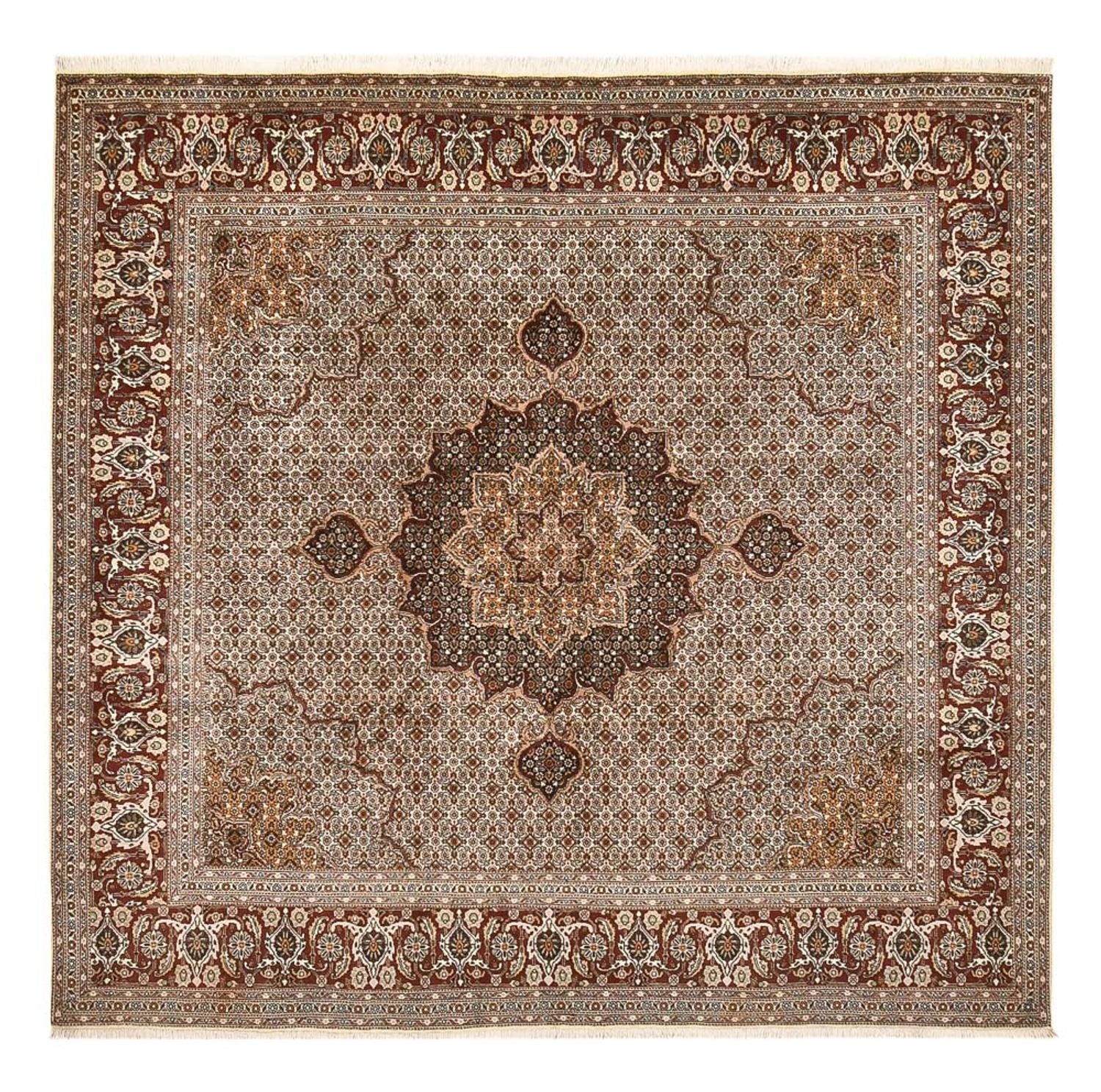 Tapis persan - Tabriz - Royal carré  - 252 x 247 cm - marron