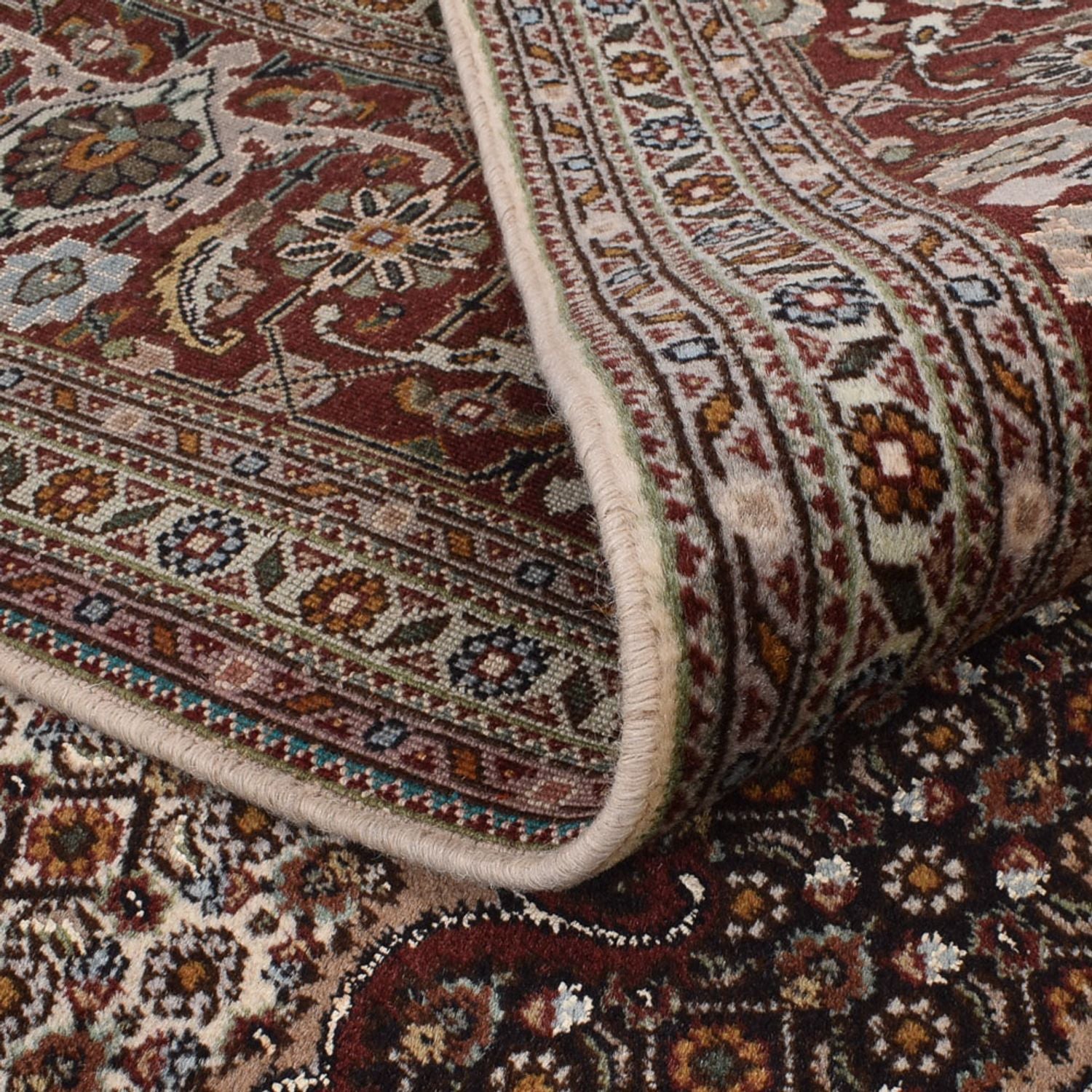 Tapis persan - Tabriz - Royal carré  - 252 x 247 cm - marron