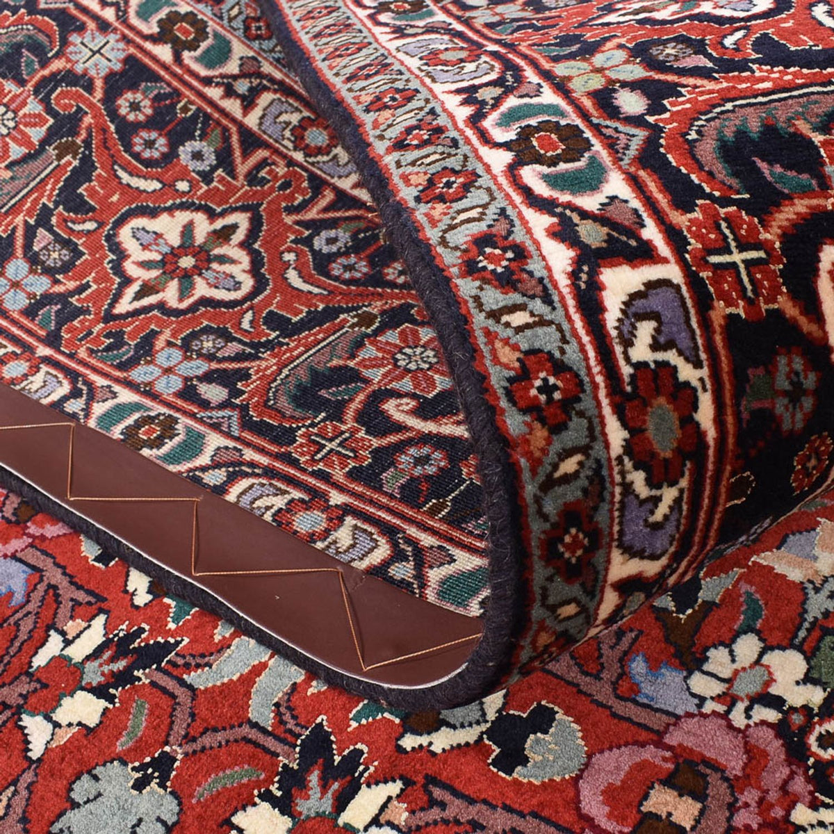 Tapis persan - Bidjar - 297 x 206 cm - rouge